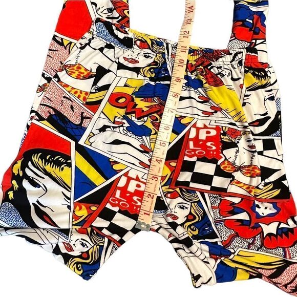 Cartoon Comic Retro Wonder Woman Super hero Leggings size XS - Picture 5 of 7